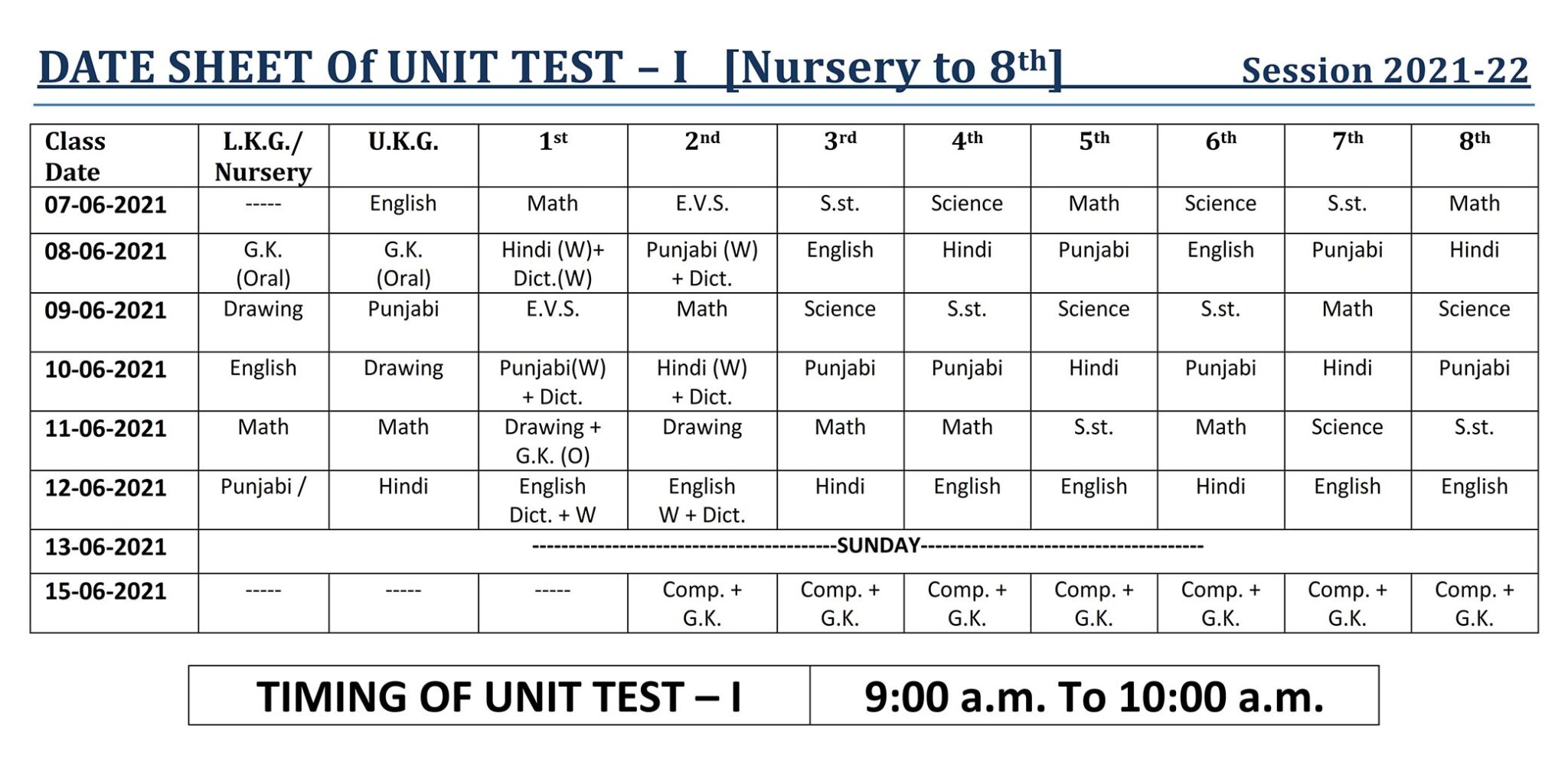 school-exam-date-sheet-mld-school